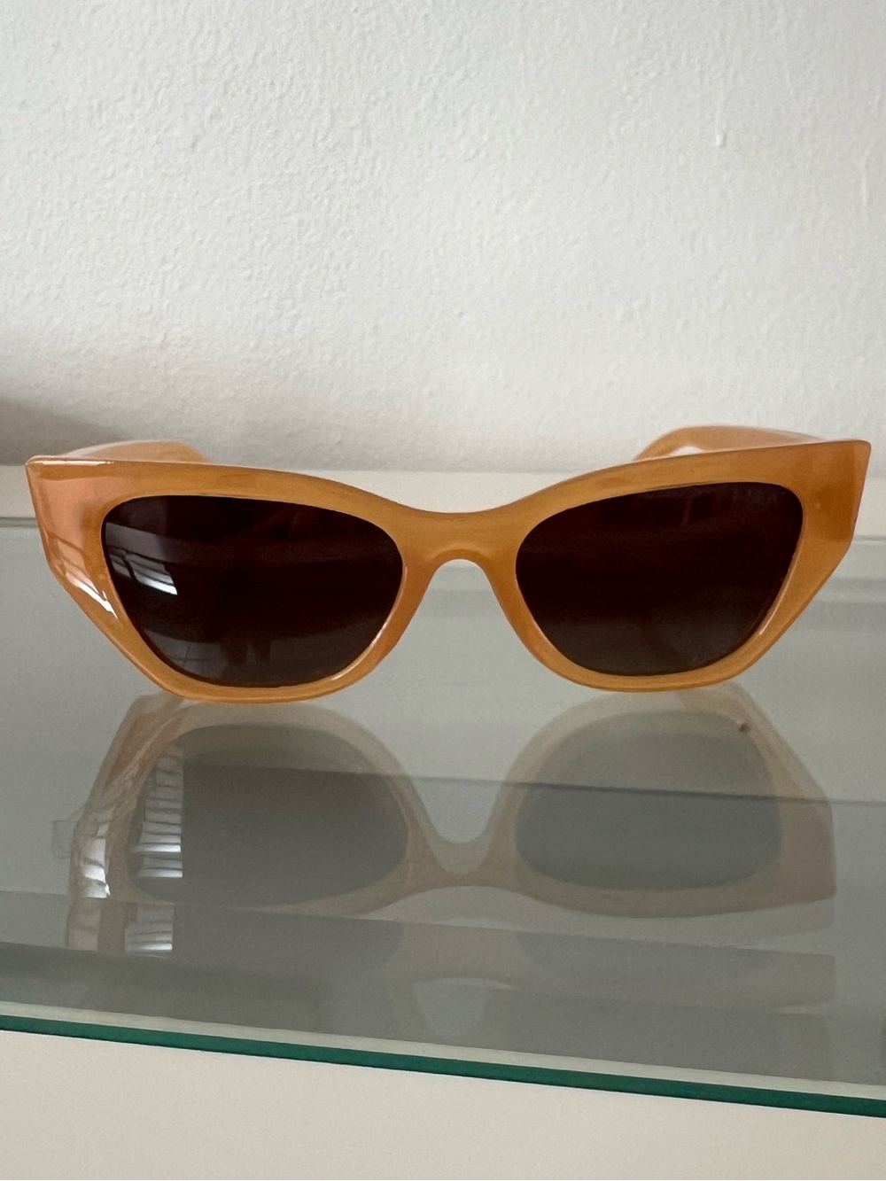 Women's Cat-Eye Sunglasses in Light Amber